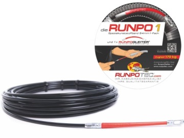 ЛИНИЯ НЕЙЛОНОВОГО ВОЛОКНА С ДИСТАНЦИОННЫМ УПРАВЛЕНИЕМ ДЛЯ ПРОТЯЖКИ КАБЕЛЕЙ RUNPOTEC - 10м