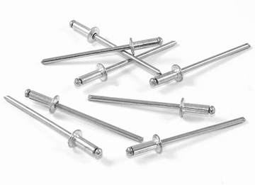 Nity zrywalne 4x10 Aluminium Stal Nit zrywalny 1kg