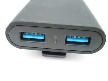 МОЩНОЕ АВТОМОБИЛЬНОЕ ЗАРЯДНОЕ УСТРОЙСТВО 4xUSB 4,8 А Передняя Задняя часть
