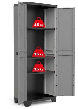 БОЛЬШОЙ ГАРАЖНЫЙ ШКАФ ДЛЯ ИНСТРУМЕНТОВ Keter/Kis ВЫСОКИЙ ШКАФ STILO