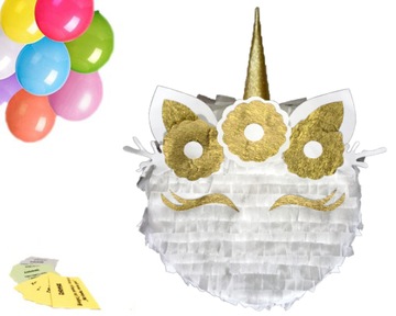 PINIATA Jednorożec Unicorn z wypełnieniem PINATA