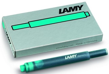 NABOJE TURKUSOWE DO PIÓR LAMY 5 SZT