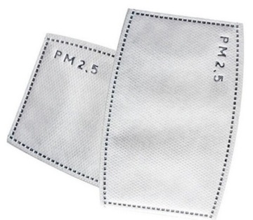 НАБОР 10 ФИЛЬТРОВ PM2,5 ДЛЯ ПРОТИВОПЫЛЕВОЙ МАСКИ