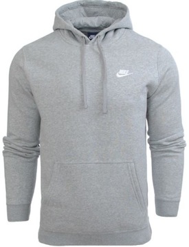 Bluza męska Nike M NSW Hoodie PO FLC Club szara 804346 063 rozmiar XXL