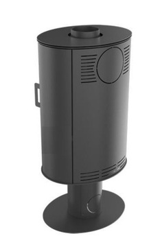Каминная отдельностоящая печь GRATKI KOZA AB Мощность 8 кВт Монтажный комплект Ecodesign