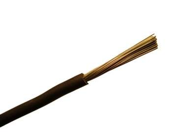Kabel przewód silikonowy SIF 1,5mm2 czarny 1m