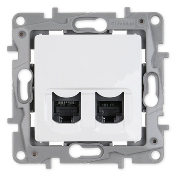 LEGRAND NILOE Gniazdo komp podw kat.6 białe 764574