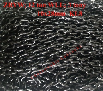 ŁAŃCUCH 10mm G8 WLL 3.15T CZARNY