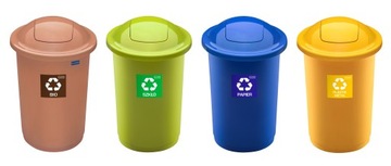 Контейнер для сортировки биоотходов ASSORTE 50л.