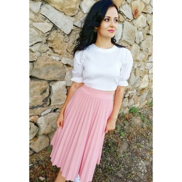 ЮБКА МИДИ ПЛИССИРОВАННАЯ, 3 ЦВЕТА № 17 ВЫСОТА ПЛИССИРОВАНИЯ