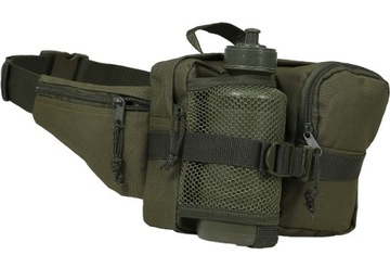 БУТЫЛКА С САШЕ И КОРПУСОМ MIL-TEC 0,6л ОЛИВКОВАЯ НА РЕМНЕ ​​ПВХ