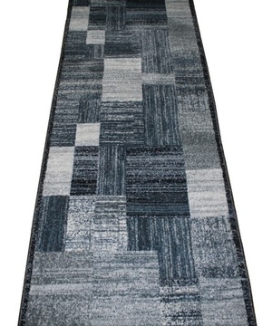 Chodnik SPIRIT SZARY Prostokąty GRUBY MIĘKKI 100cm