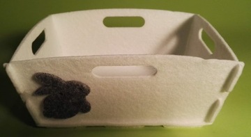 корзина корзинка Пасхальная корзинка из фетра 1 шт.