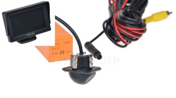 MINI KAMERA COFANIA BOCZNA TYŁ/PRZÓD EKRAN LCD 4.3