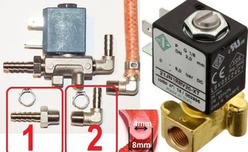 Złącze proste kontowe elektro zaworu ekspres Saeco Philips HD Royal Incanto