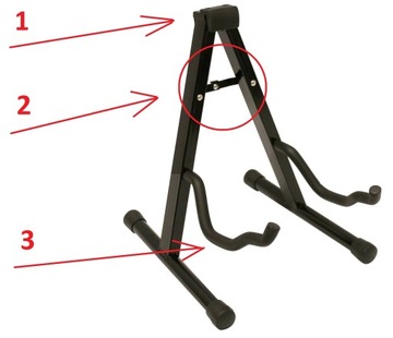 ПОДСТАВКА ДЛЯ ГИТАРЫ ПОДСТАВКА ДЛЯ ГИТАРЫ - ПЛОСКАЯ СКЛАДНАЯ