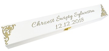 КОРОБКА ДЛЯ СВЕЧЕЙ СВЯТОЕ КРЕЩЕНИЕ ГРАВИРОВКА