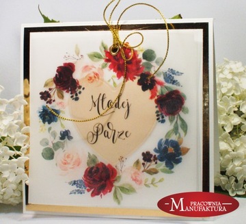 СВАДЕБНАЯ ОТКРЫТКА, ручная работа