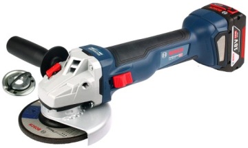 Шлифовальная машина GWS 18V-10 BOSCH 2x5.0Ah L-BOXX