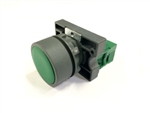 PRZYCISK STEROWNICZY ZIELONY 22MM + STYK 1NO