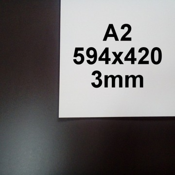 PŁYTA HDF BIAŁA LASER LASEROWA 594x420 A2 3mm