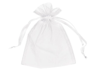 OZDOBNY WOREK PREZENTOWY WSTĄŻKA NA PREZENT 7X9 CM