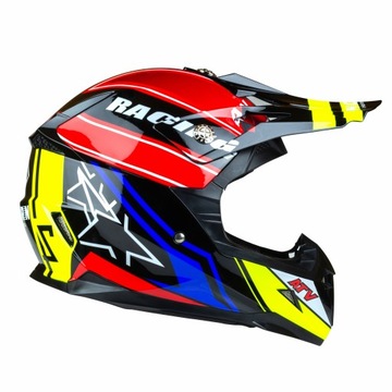 WYCZYNOWY KASK QUADA CROSS ATV HORN KOMINIARKA ECE