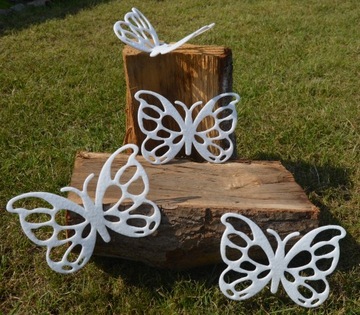 Белая фетровая бабочка, бабочка, украшение на окно 1 шт.