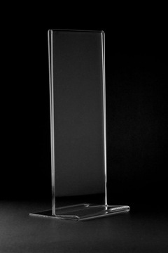 СТОЙКА ДЛЯ МЕНЮ ДВУСТОРОННЯЯ 1/3А4 DL (ВЕРТИКАЛЬНАЯ) PLEXI