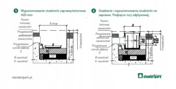 Пластиковый колодец 250х250 с корзиной и крышкой.