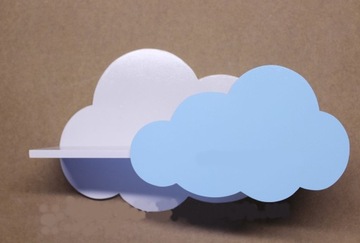 ДЕРЕВЯННАЯ ПОЛКА-ОБЛАКО ДЛЯ ДЕТЕЙ АКЦИЯ GIGA