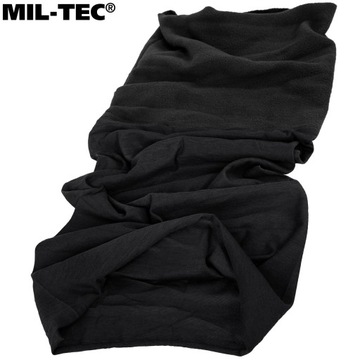 ДЫМОХОД ИЗ ФЛИСА MIL-TEC, БЫСТРОСУХАЮЩИЙ, ВЕТРОЗАЩИТНЫЙ, ЧЕРНЫЙ