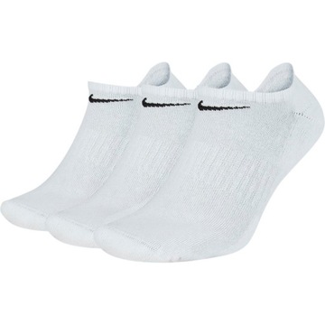 Nike skarpety stopki białe DRI-FIT Training 3 sztuki SX7673-100 M