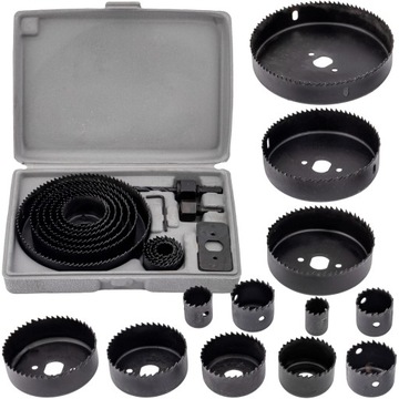 КОРОНОЧНАЯ ПИЛА ДЛЯ ДЕРЕВЯННЫХ КОРОНОК 16 шт.