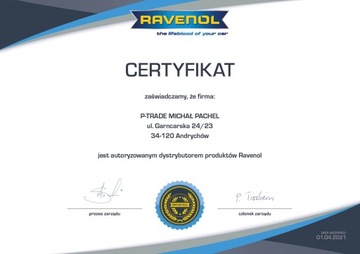 RAVENOL ATF T-WS Lifetime 4л.
