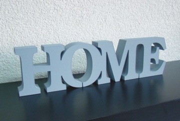 Украшение для дома, комбинированные буквы, объемная надпись, высота 15 см.