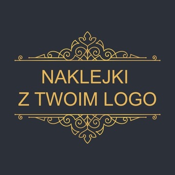 NAKLEJKI Z LOGO TWOJEJ FIRMY różne formaty