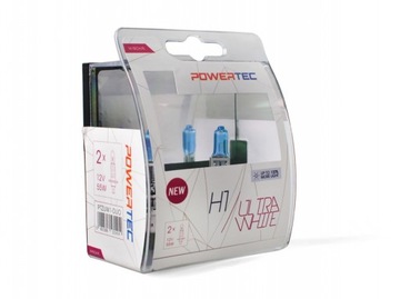 ŻARÓWKI M-Tech POWERTEC UltraWhite +100% H1 12V x2