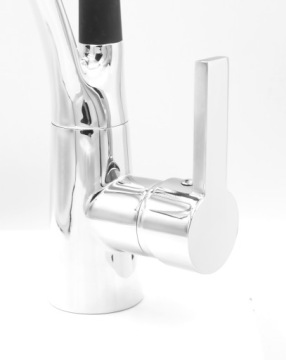 NEXO ХРОМ КУХОННЫЙ ФАПЕР С ВЫДВИЖНЫМ ИЗЛИКОМ