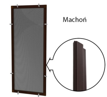 Оконный профиль МОСКИТНАЯ СЕТКА АЛЮМИНИЕВАЯ рама (20см)