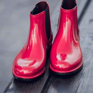 КРАСНЫЕ ЖЕНСКИЕ БОТИНКИ NORDMAN 40