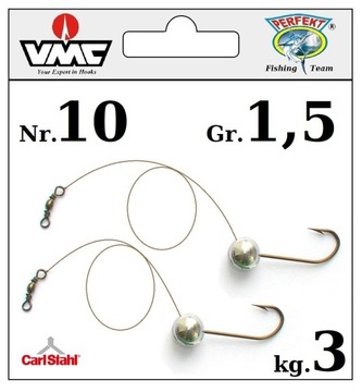 2 x JIG + STALKA = MOC PAPROCHA H-10 / 1,5gr / 3kg