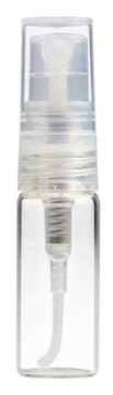 5 x FIOLKA SZKLANA + ZAKRĘCANY ATOMIZER - 2 ML