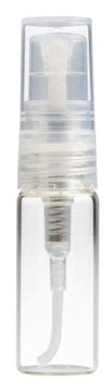 FIOLKA SZKLANA + ZAKRĘCANY ATOMIZER - 2 ML