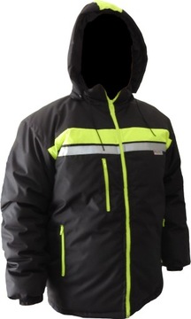 KURTKA ROBOCZA ODBLASKOWA OCIEPLANA ZIMOWA XXL