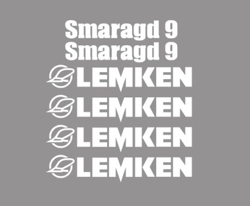 Naklejki oklejenie Lemken Smaragd 9