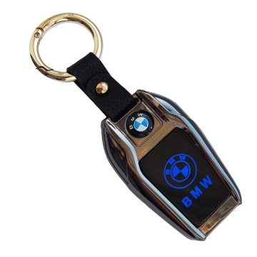 ЭЛЕГАНТНЫЙ БРЕЛОК ДЛЯ КЛЮЧА BMW GLOW LIGHTER ЧЕХОЛ С ЛОГОТИПОМ И СВЕТОДИОДНОЙ СВЕТОДИОДНОЙ ЗАЖИГАЛКОЙ