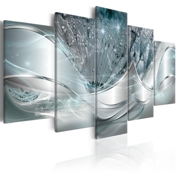 OBRAZ ABSTRAKCJA DMUCHAWCE 100x50cm a-C-0087-b-o