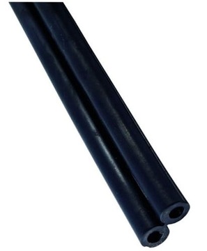 Przewód pulsatora podwójny czarny 1 metr