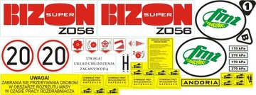 NAKLEJKI BIZON Z056 Super
